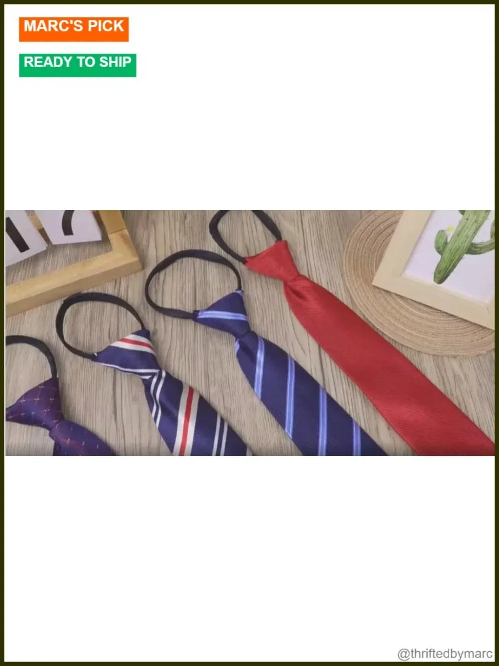 36 Men Zipper Ties Pre Tied Adjustable Neckties Polyester Jacquard Solid Stripe